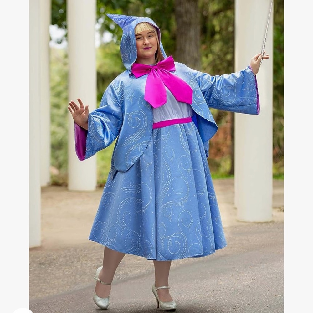 Plus Size Fairy Godmother Costume Adult Cinderella Cosplay Costumes